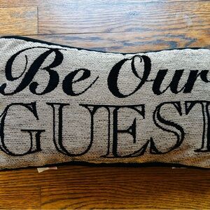 Be Our Guest Decorative Pillow